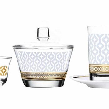 Dimlaj Drinkware Gold Touch Ansam 20 pcs Set