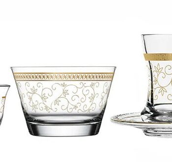 Dimlaj Drinkware Touch Tendril Set of 19 pcs