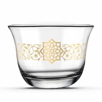 Dimlaj Cawa Cup Touch Solo Set of 12 pcs Glass