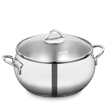 Korkmaz Casserole Stainless Steel Tombik 22cm/ 4.9 Liter