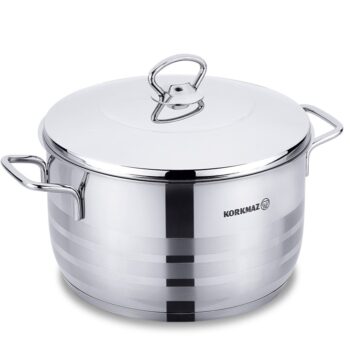 Korkmaz Casserole Stainless Steel Astra 8 Liter