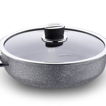 Korkmaz Low Casserole Palma Granite 24cm
